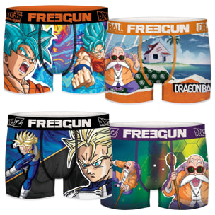 Set de 4 Boxers para hombre FREEGUN colección DRAGON BALL