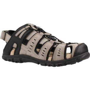 Sandalias Hombre de la marca GEOX  modelo U S.STRADA C Light Brown