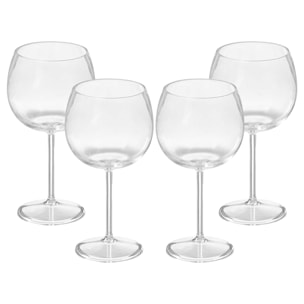 Set 4 copas cóctel de 570ml acrilico