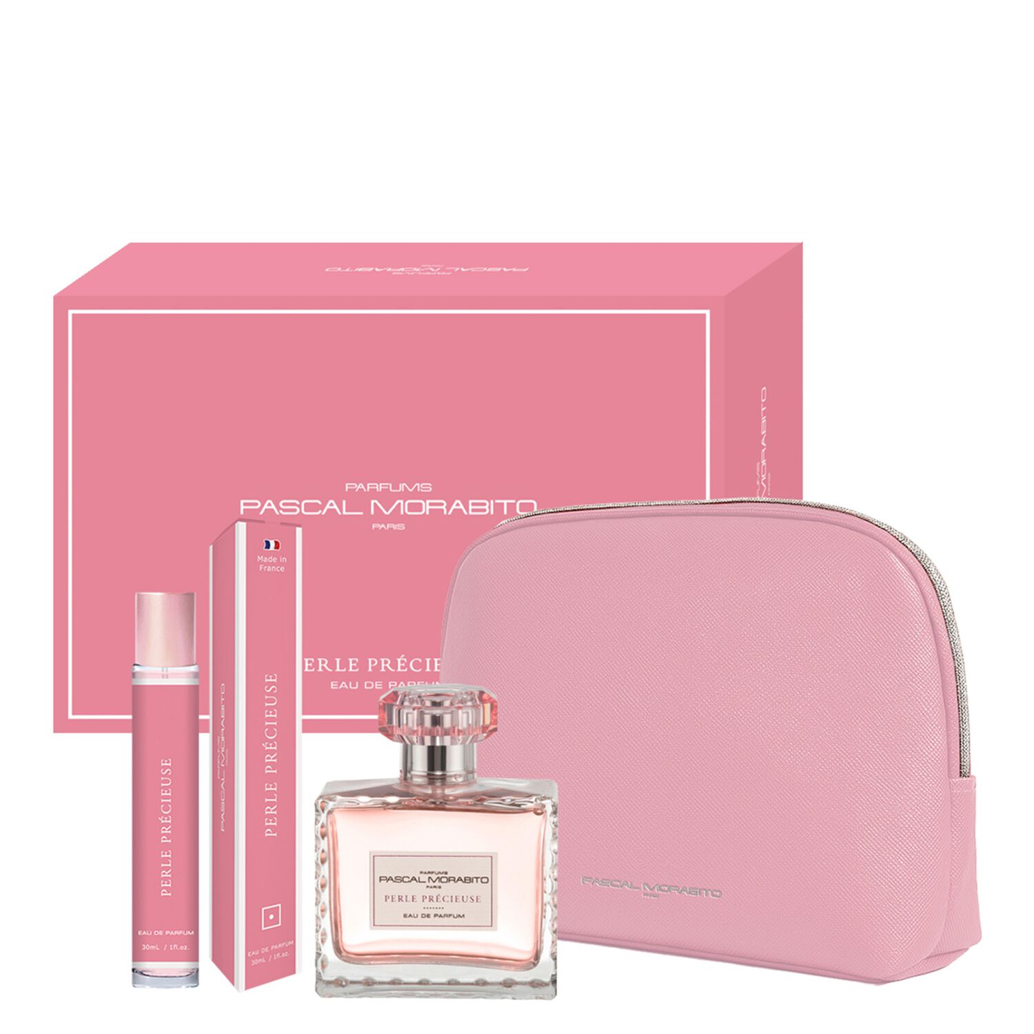 Perle Précieuse - Coffret Eau de Parfum 100ml + Vaporisateur de Voyage 30ml + Trousse