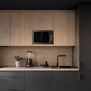 Cecotec Microonde da incasso con piatto Grandheat 2550 Built-In Steel