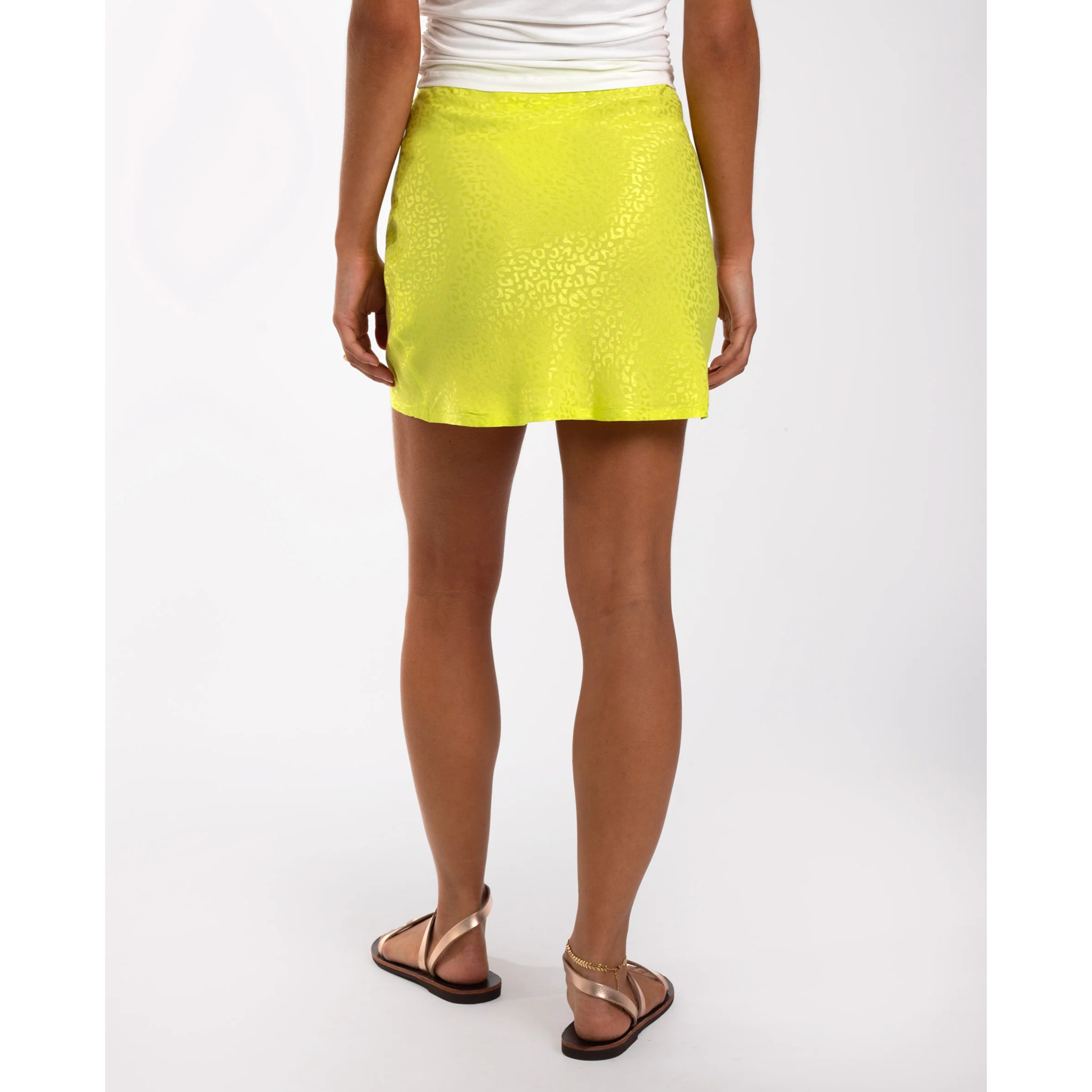 Falda corta animal print