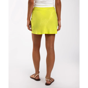 Falda corta animal print