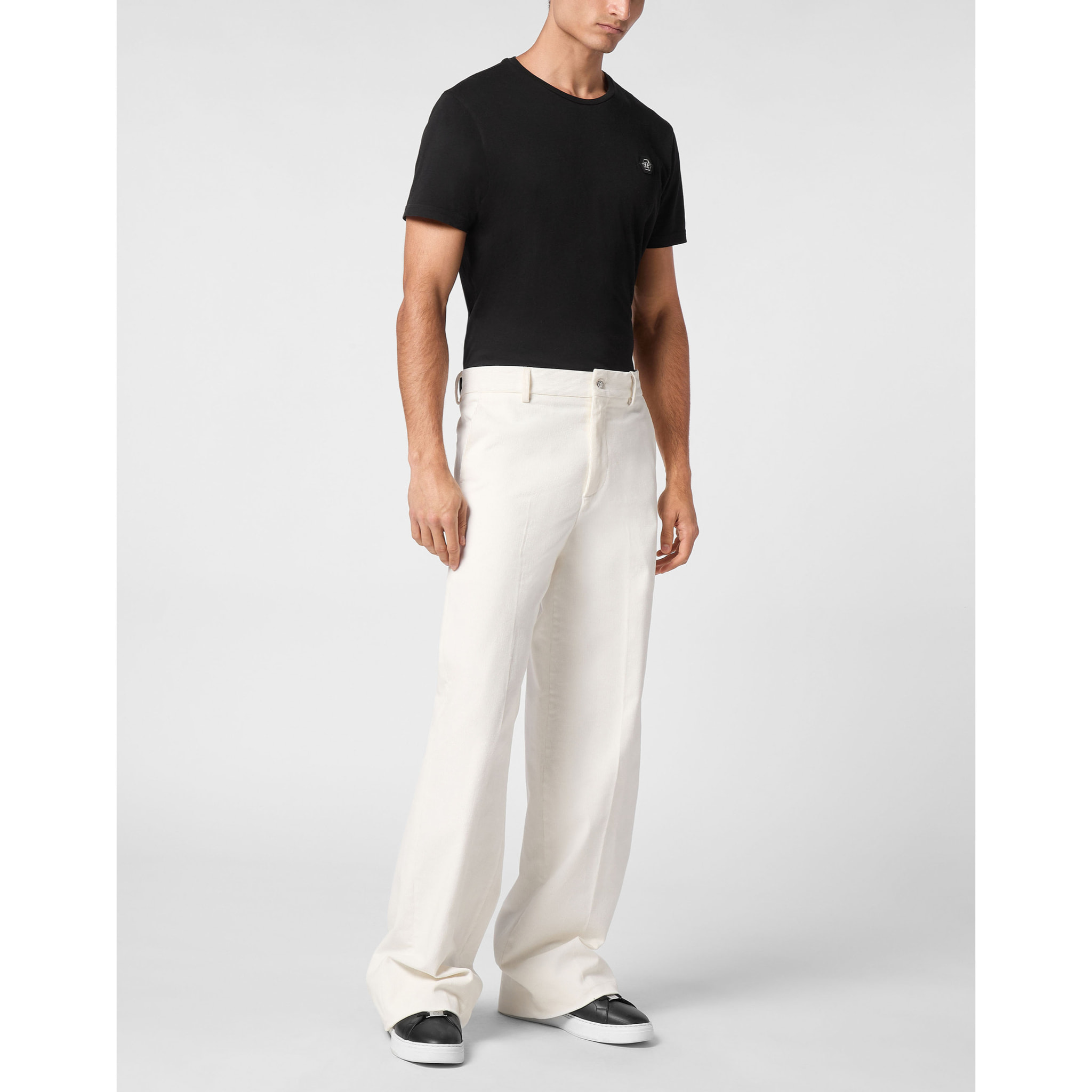 PHILIPP PLEIN Pantaloni a gamba larga