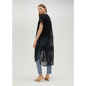 Camicia traforata guipure