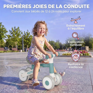 Draisienne enfant pliable réglable bleu