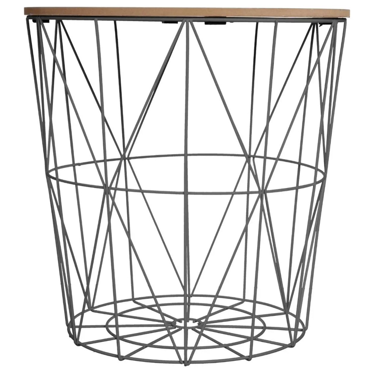 Table d'appoint "Kumi" noir D40cm