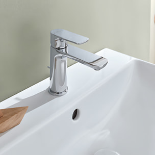 Mitigeur lavabo O.novo avec tirette chrome