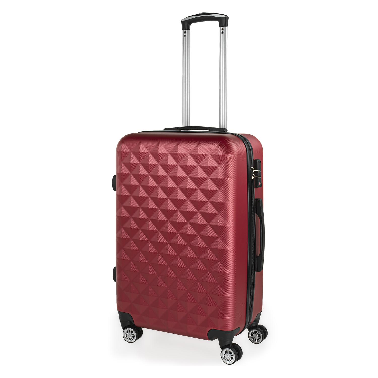 Trolley Mediano 60 Cms Itaca Diamond Granate