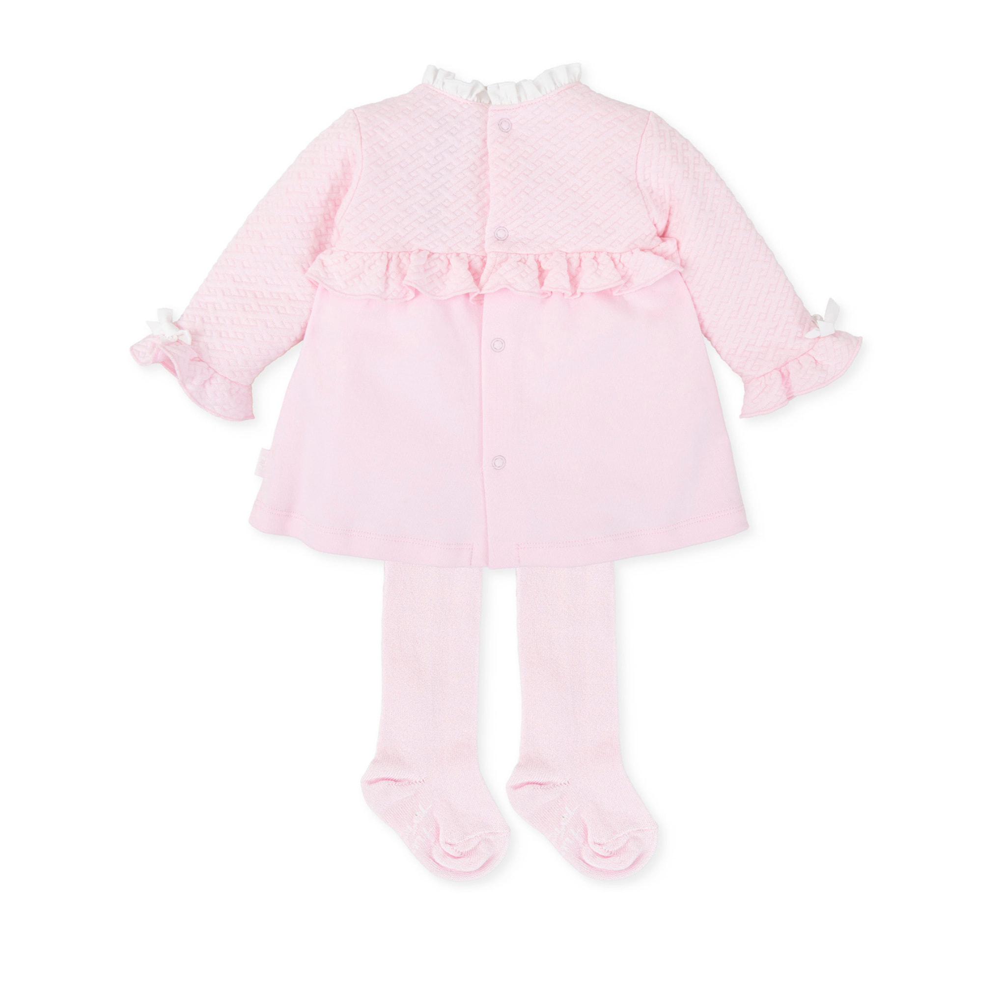 Vestido con leotardos - Rosa