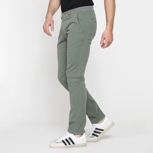 PANTALONE CHINO MOD. 617 IN GABARDINA ELASTICIZZATA