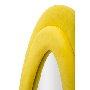 SPECCHIO DA MURO CHANELE GIALLO CM 60X4X160