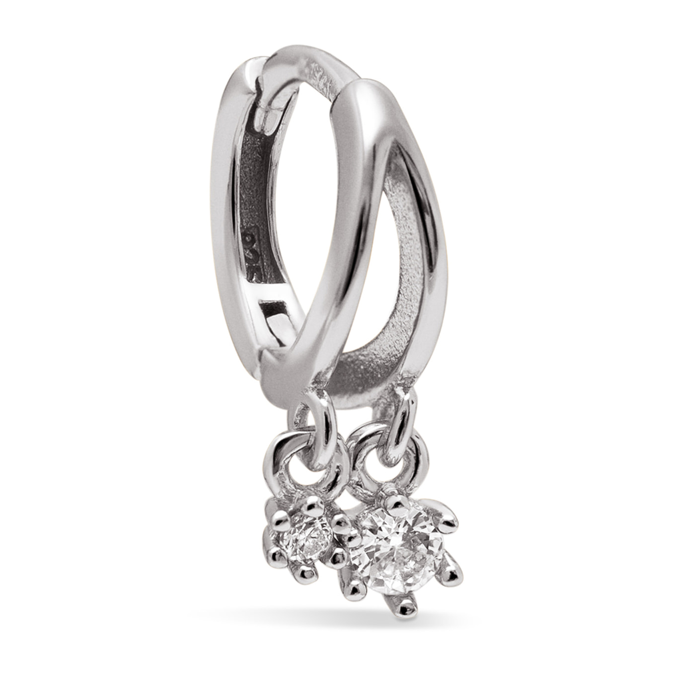 Pendiente Suelto Luzia Plata