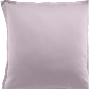 Paire de Taies D'oreiller 100% Satin De Coton 105 Fils Tourterelle