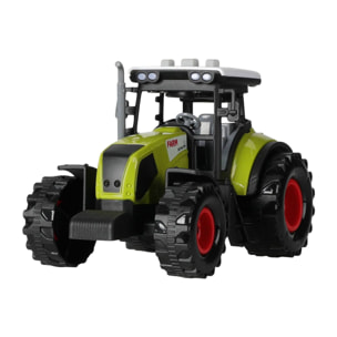 Well home - tractor de granjero con accesorios y remolque