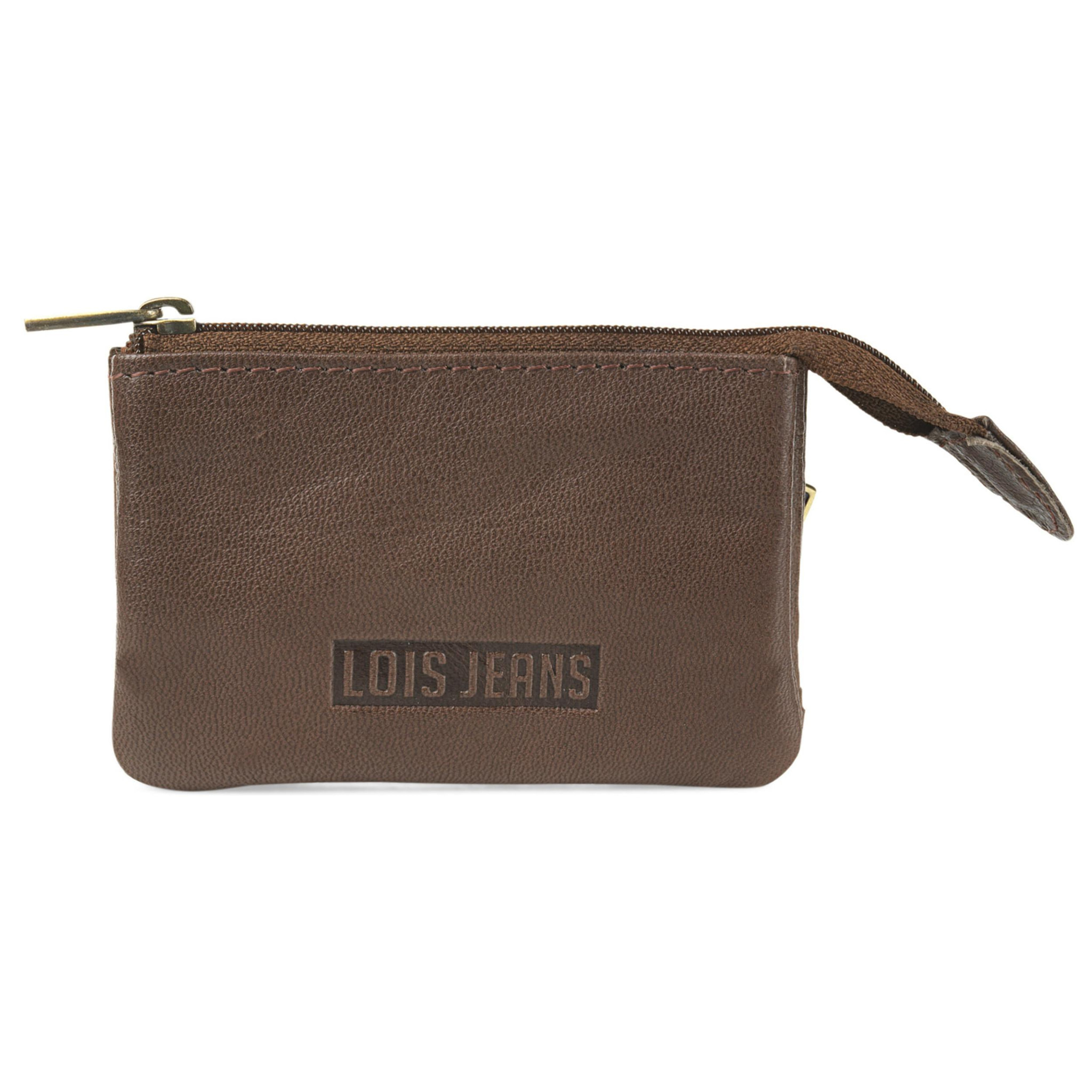 Monedero Piel Hombre Lois Kodiak Marron Oscuro