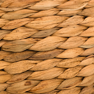 Vase "Percy" fibre végétale beige H58cm