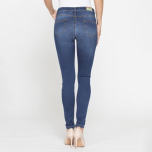 LEGG-JEANS DONNA 5 tasche con zip