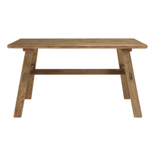 SANDY - Table à manger 140x75cm bois Pin recyclé