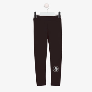 Leggings de Niña de Algodón en Negro