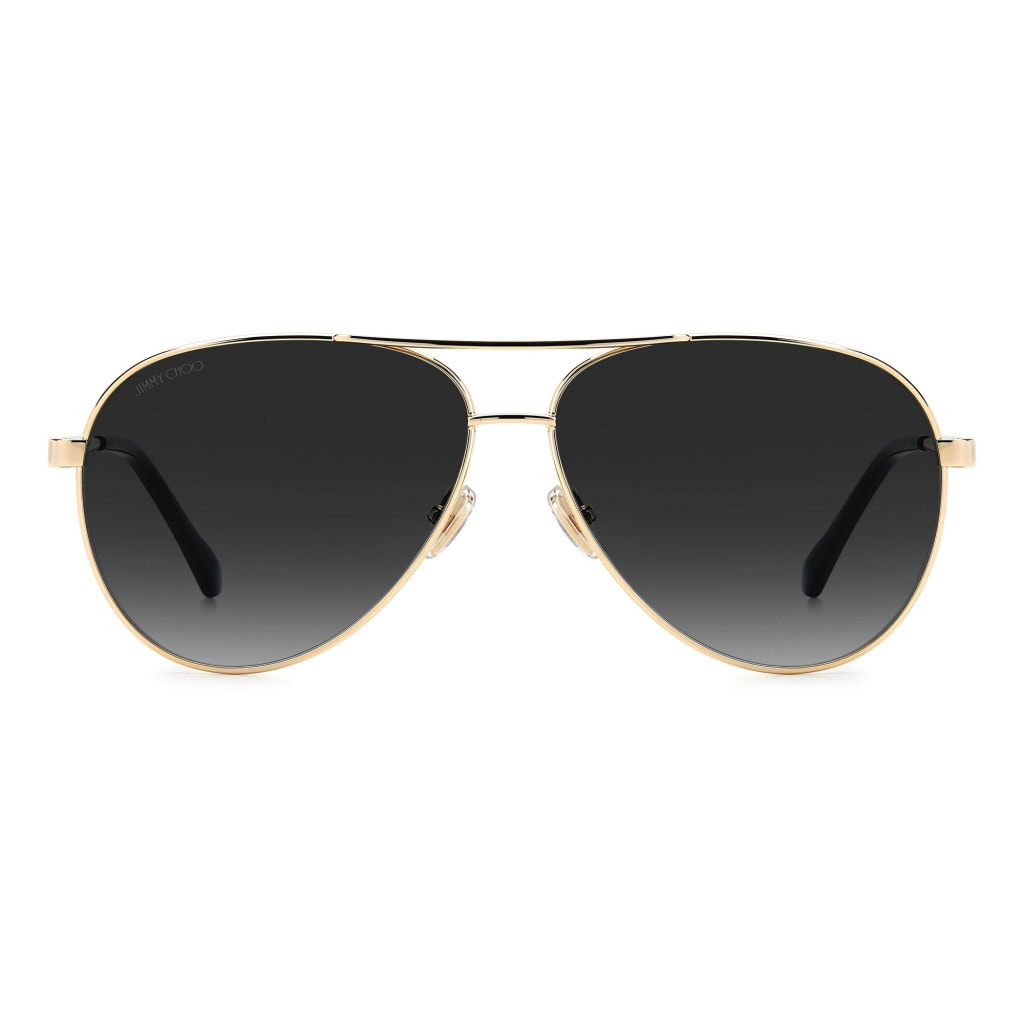 Jimmy Choo - lunettes de soleil - doré - protection solaire : catégorie 3