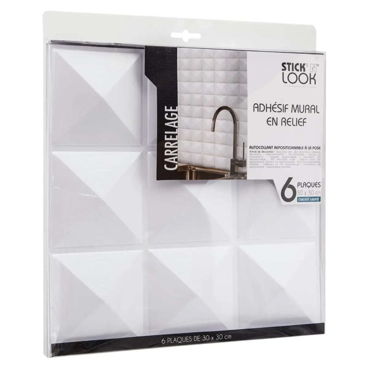 Sticker carrelage 9CX6 blanc