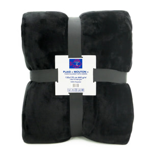 Plaid polaire - Mouton Noir - 130x170cm