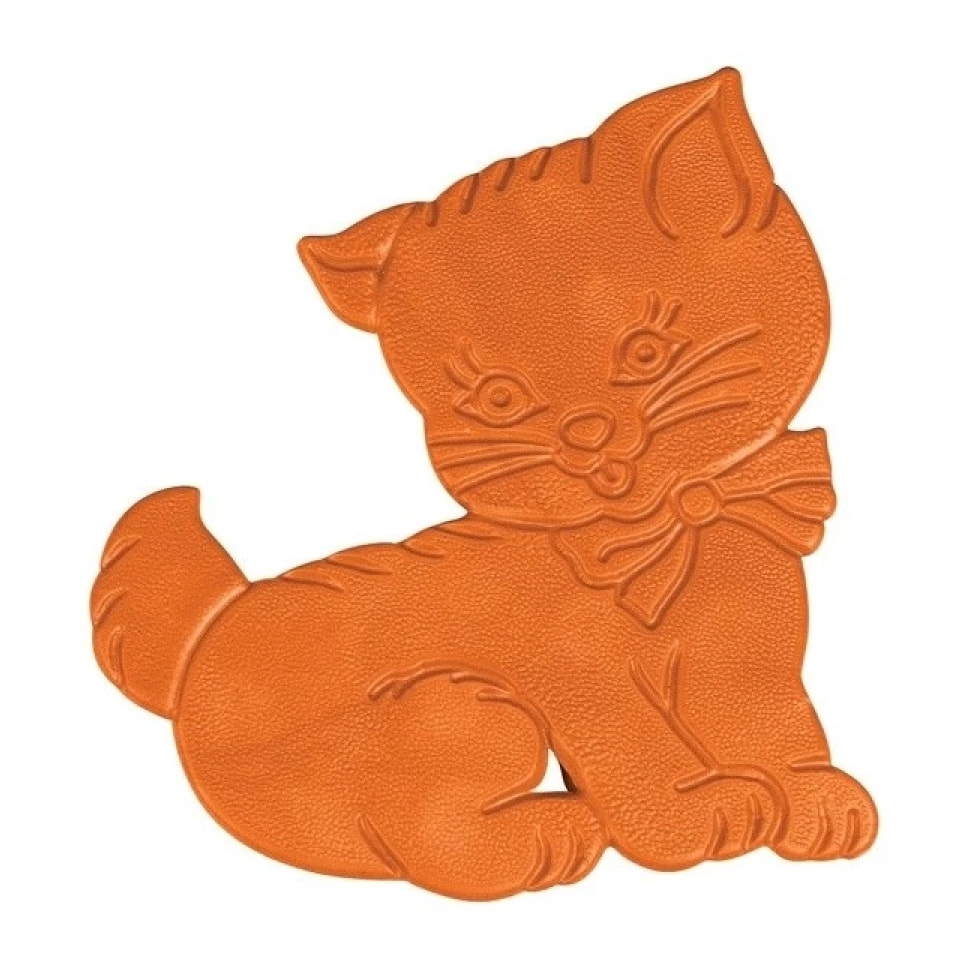 Lot de 5 stickers figurines antidérapantes de douche ou baignoire Caoutchouc Motif chat 12,5x11cm Multicolor MSV
