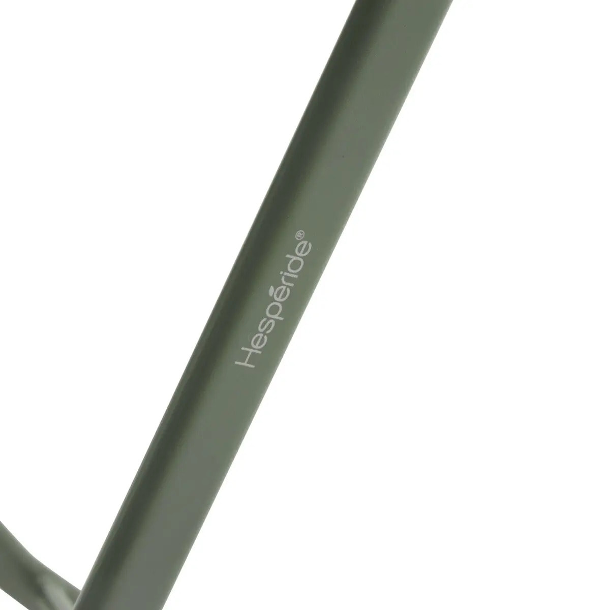 Table de jardin pliante ronde Greensboro vert olive 2 places en acier