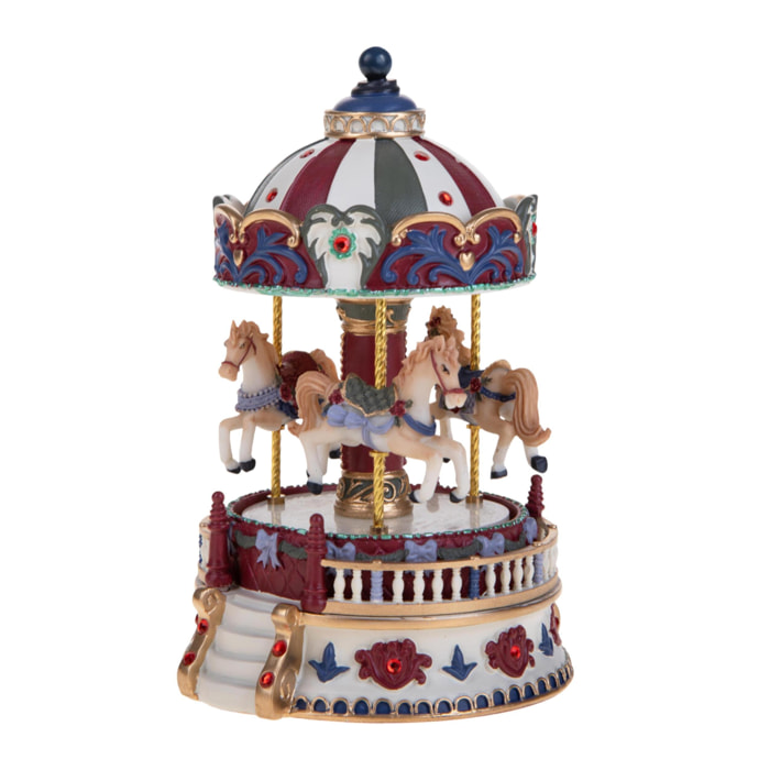 Carosello h19 cm con cavallini carillon - Pezzi 1 - ALTRO - Bianchi Dino SpA