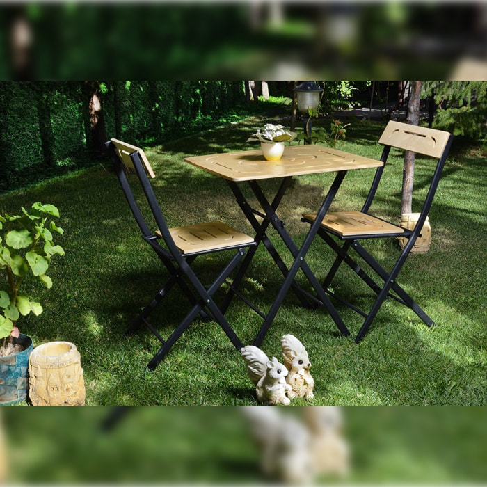 Set de mesa y sillas de (3 piezas)