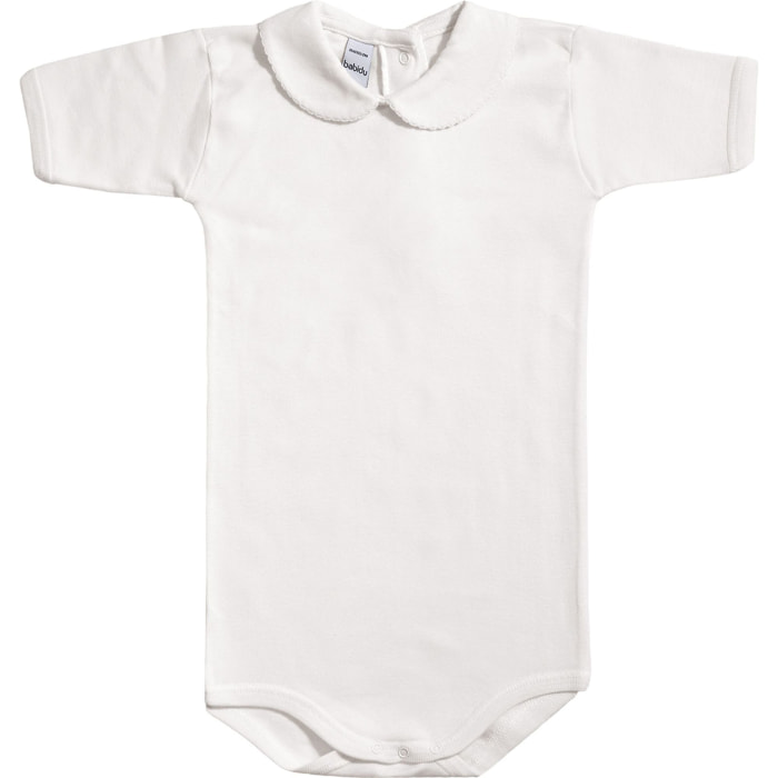 Body bebé manga corta con cuello