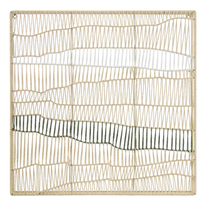 Décoration murale Henry 80x80cm beige