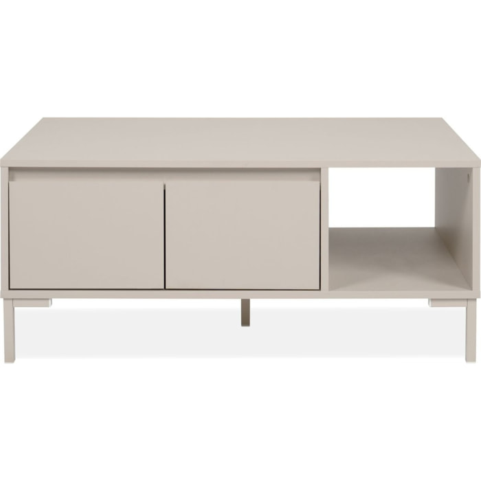 Table basse 2 portes 1 niche - RONDA
