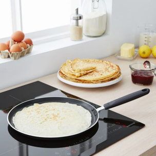 Crêpière ESSENTIELB AL DENTE diam 24cm Grise tous feux