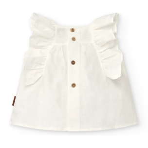 Camicia Ecru Per Bambini