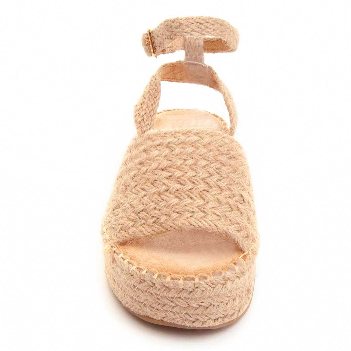 Sandalias de Plataforma - Beige - Altura: 4 cm