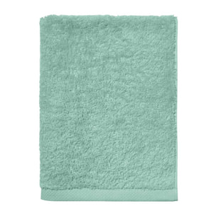 Drap de bain unie en coton, AQUA, Bleu lagune
