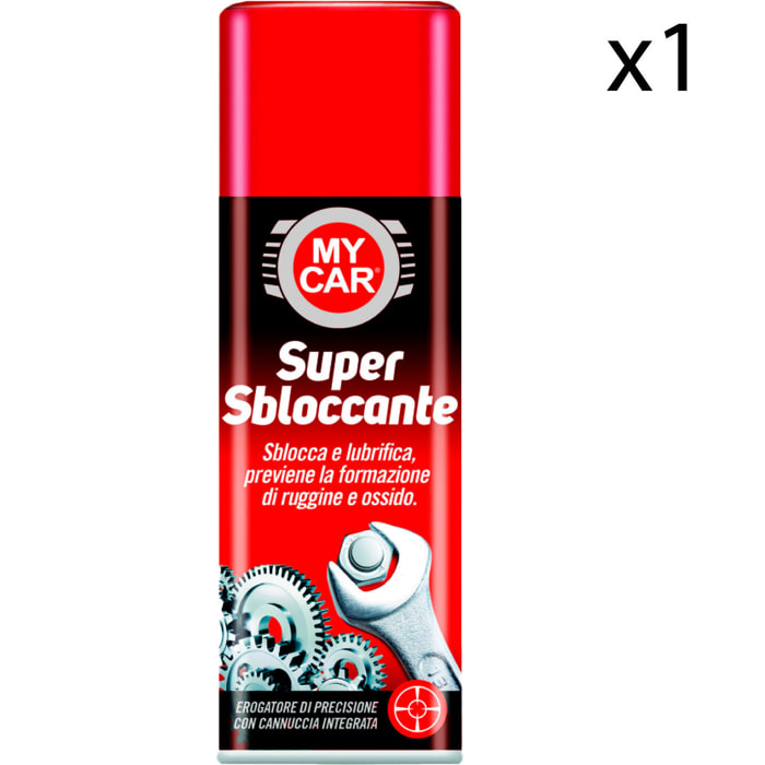 My Car Super Sbloccante Lubrificante per Parti Meccaniche con Erogatore di Precisione - Flacone da 400ml