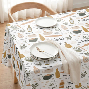 Nappe anti-taches KITCHEN OCRE - enduite