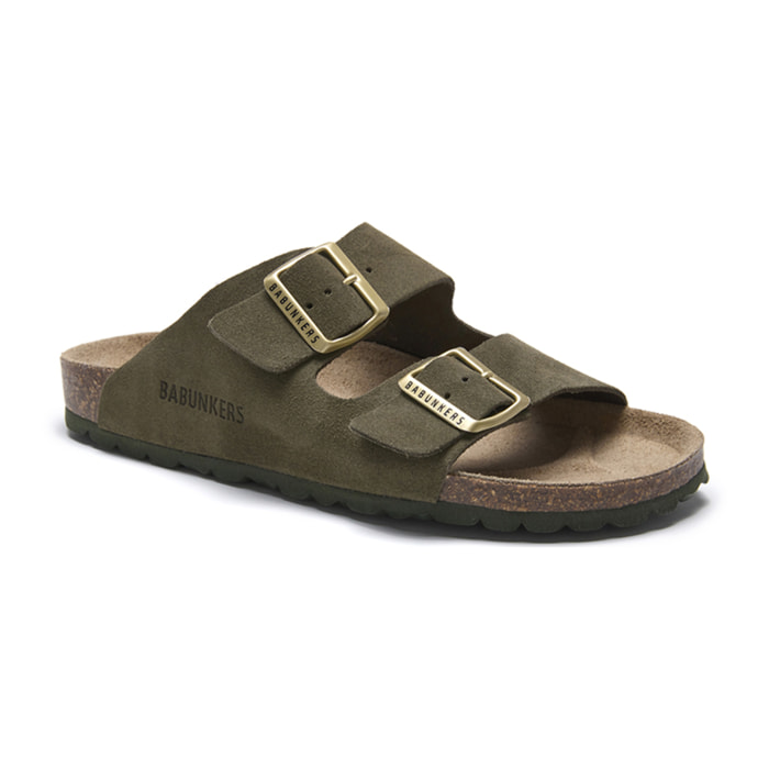 SANDALIA BABUNKERS VERDE