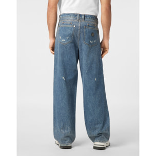 PHILIPP PLEIN Denim Shorts