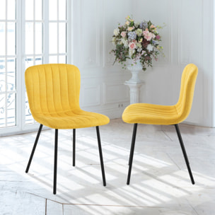 TOMASUCCI set 4 sedie COSY YELOW