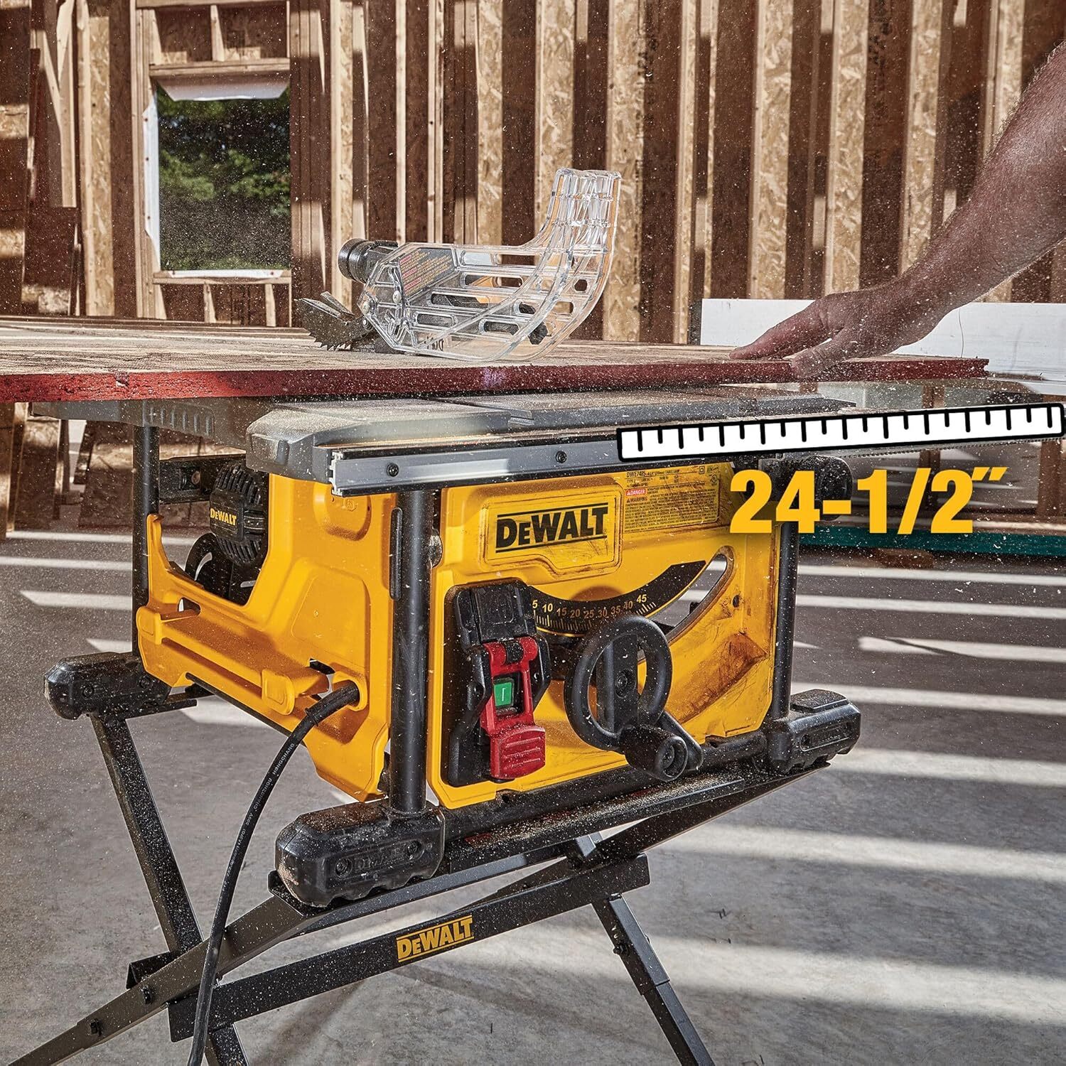 Scie à table compacte 1850 W - Ø 210 mm - DEWALT - DWE7485-QS