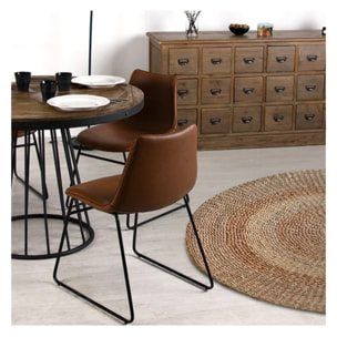Buffet en bois recyclé 18 tiroirs - Miramas