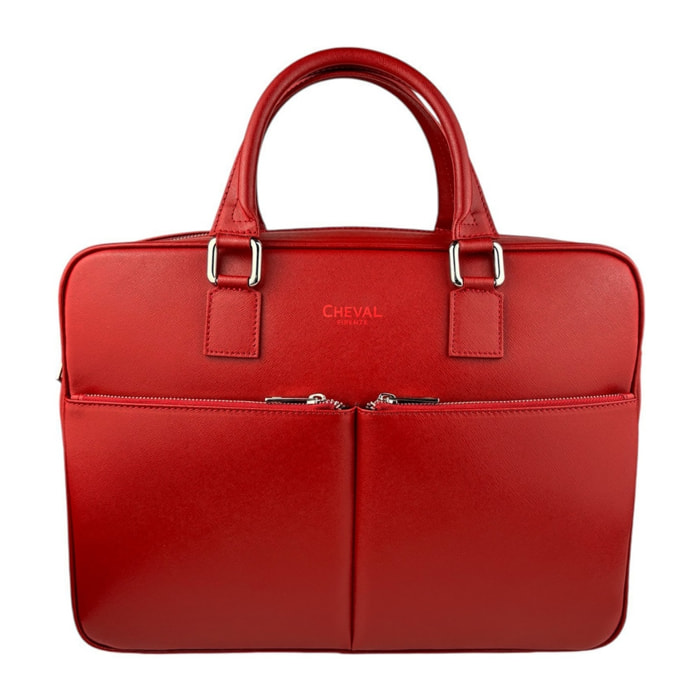 Carpeta de empresa Cheval Firenze Oliver Rojo