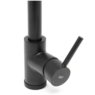 Mitigeur d'évier SAT bras articulé noir mat SATBSD289KC