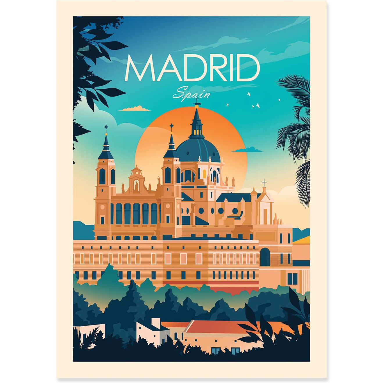 Affiche - Madrid Spain - Studio Inception