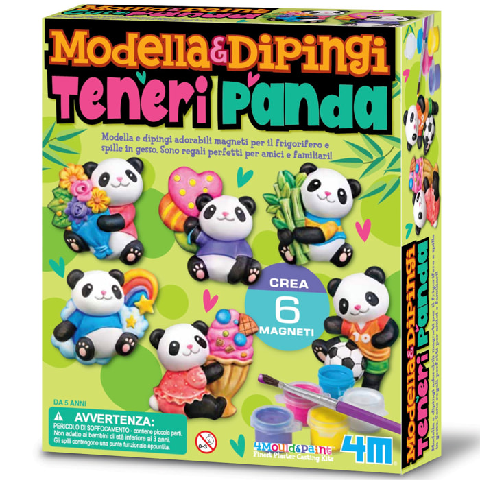 Modella & Dipingi Simpatici Panda