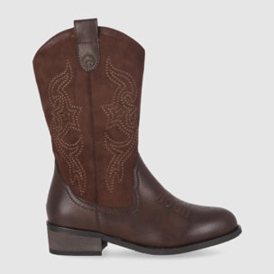 Botas - Marron - Tacón: Bajo